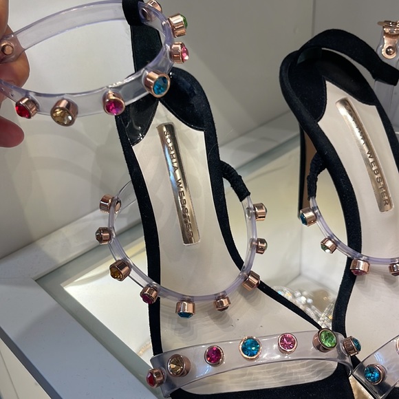 Sophia Webster Rainbow Stiletto Sandals - Picture 4 of 8